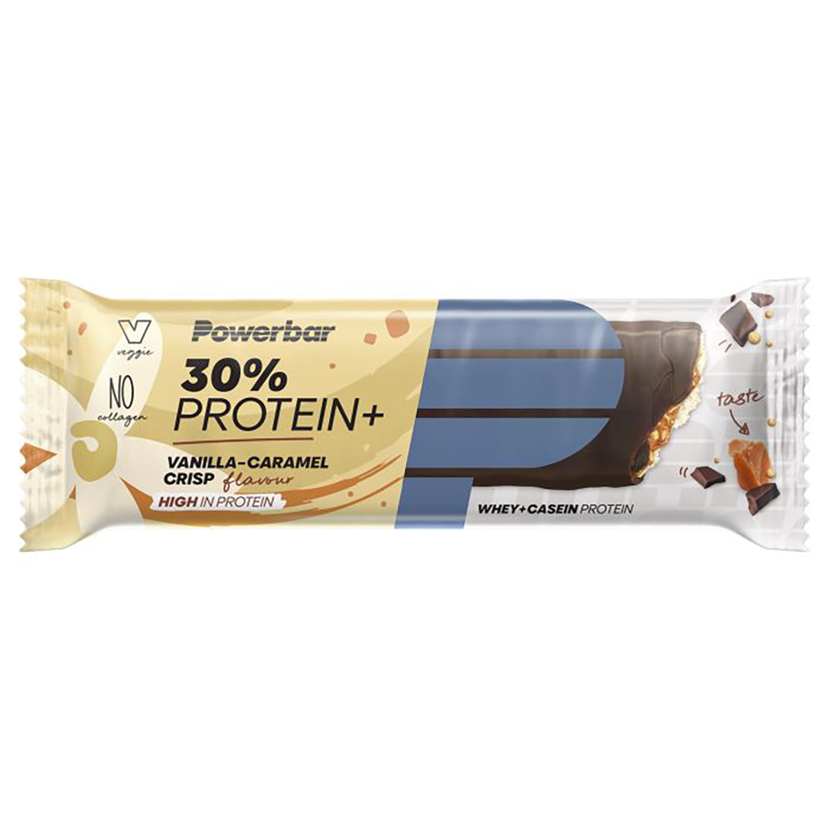 POWERBAR 30% PROTEIN PLUS Recovery Bar (55 g) Karamell Vanilj Krispig