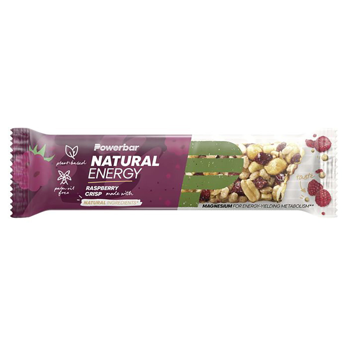 POWERBAR NATURAL ENERGY Bar (40 g) Hallon krispig