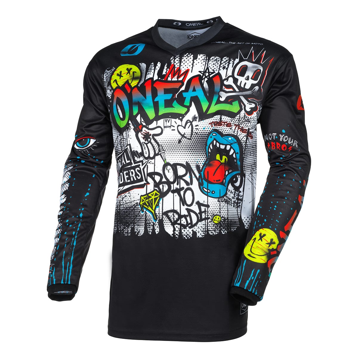 O'NEAL ELEMENT RANCID Jersey Svart/Vit