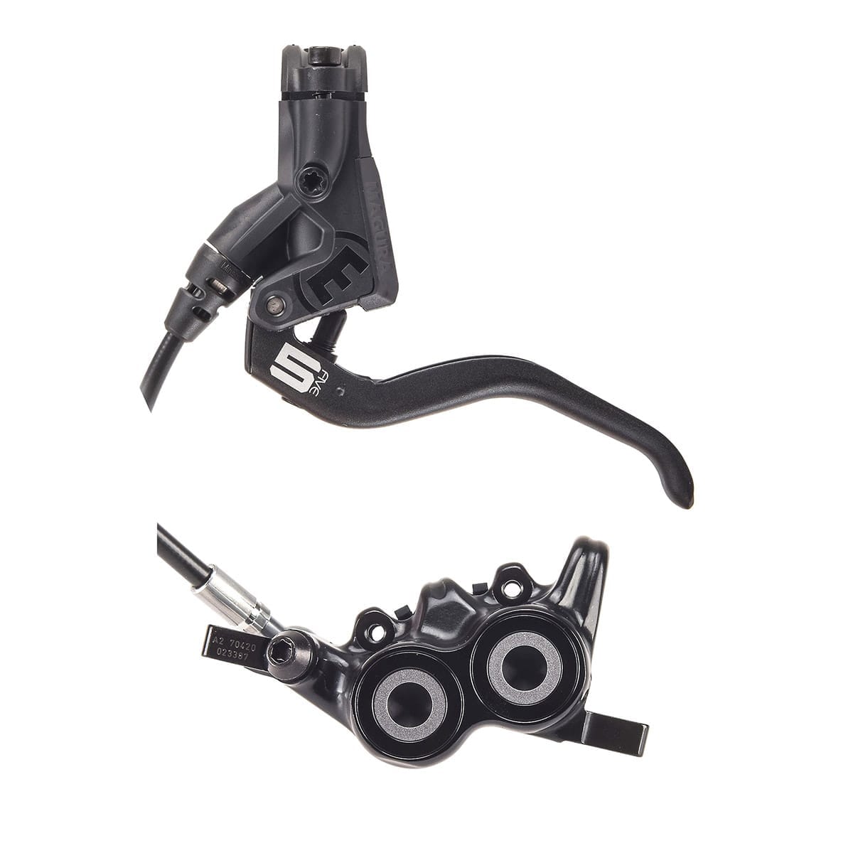 Par MAGURA MT5 Discless-bromsar Svart