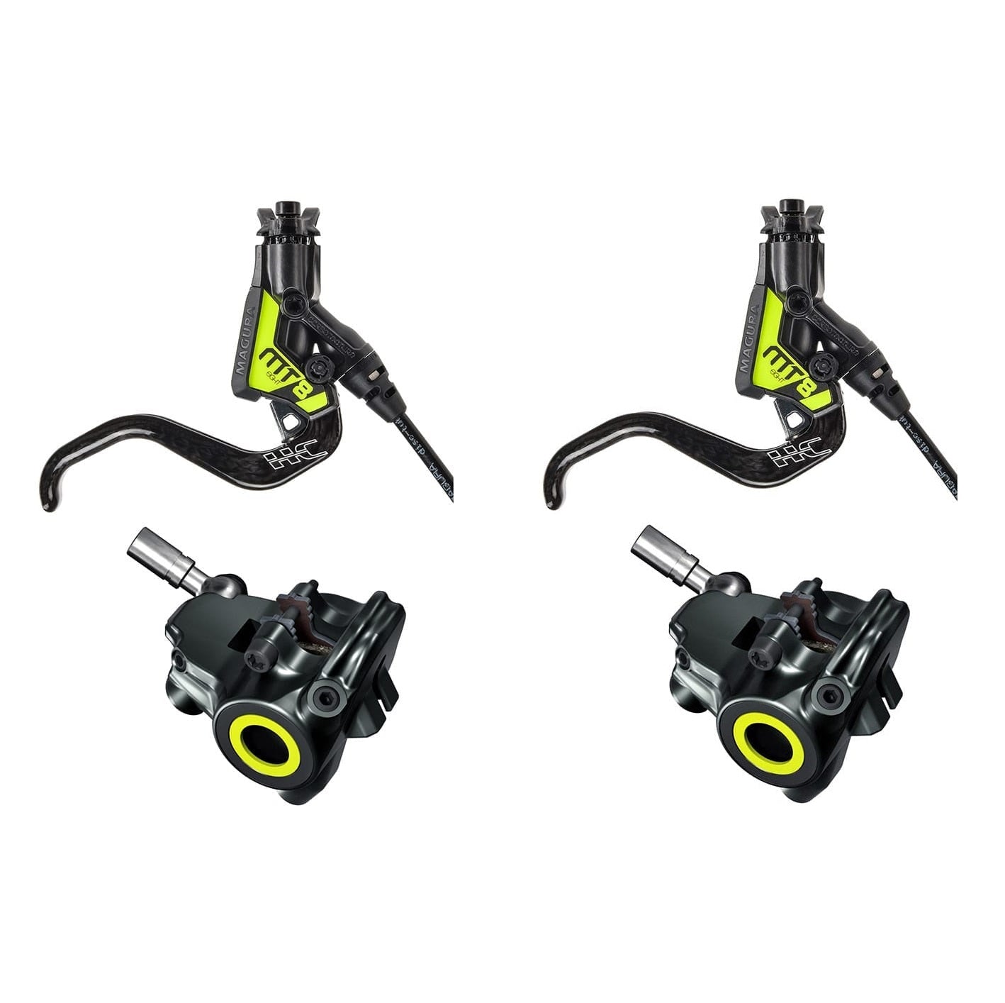 Par MAGURA MT8 SL FLATMOUNT Discless-bromsar