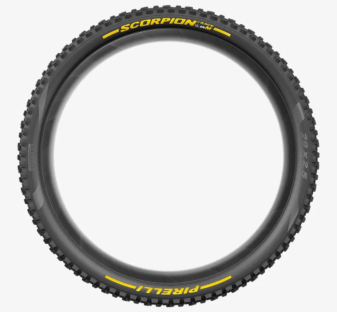 PIRELLI SCORPION RACE ENDURO M 29x2.5 tire Tubeless Ready Soft Black/Yellow 4191200