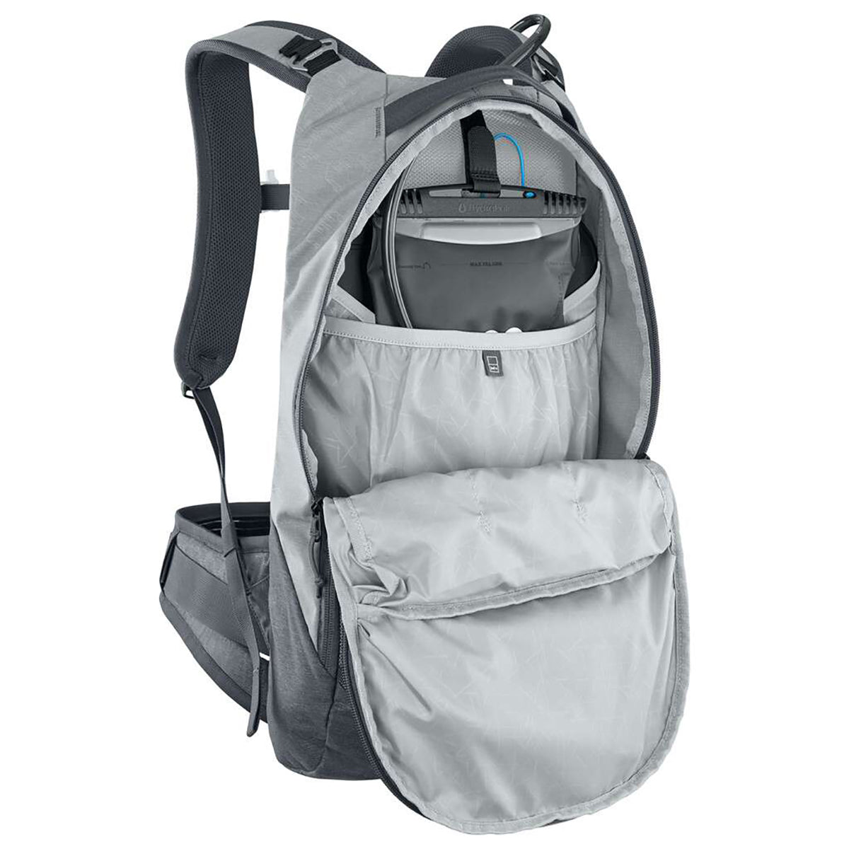 Backpack with Dorsal EVOC TRAIL PRO 10L Grey
