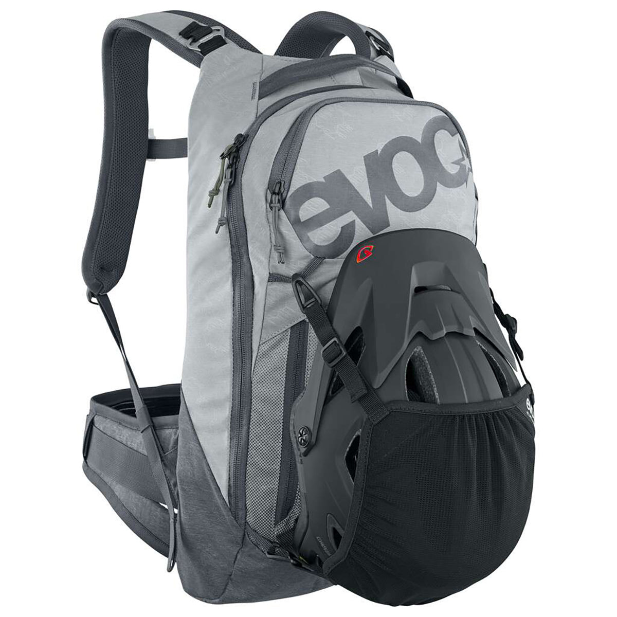 Backpack with Dorsal EVOC TRAIL PRO 10L Grey
