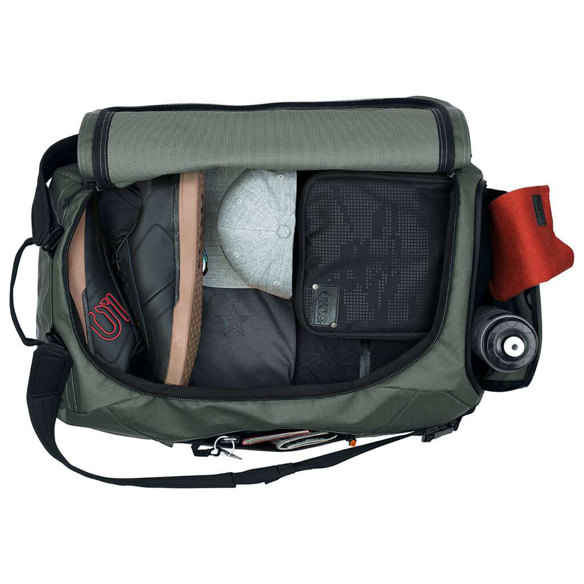 EVOC DUFFLE Resväska 60 L Grön