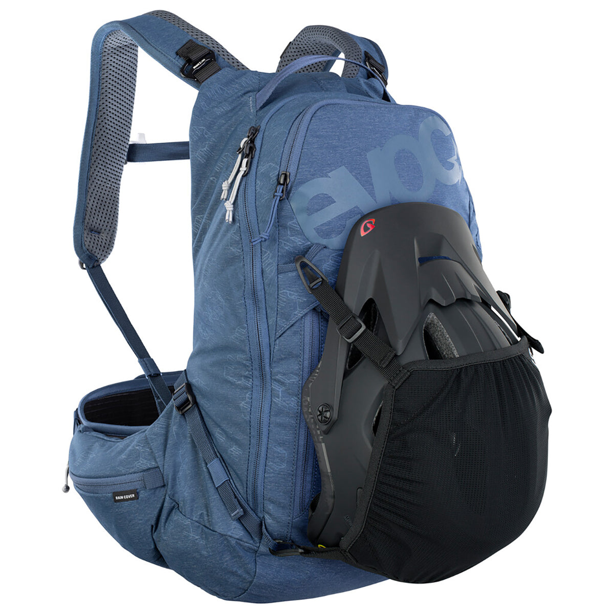 Ryggsäck med ryggstöd EVOC TRAIL PRO 16L Blå