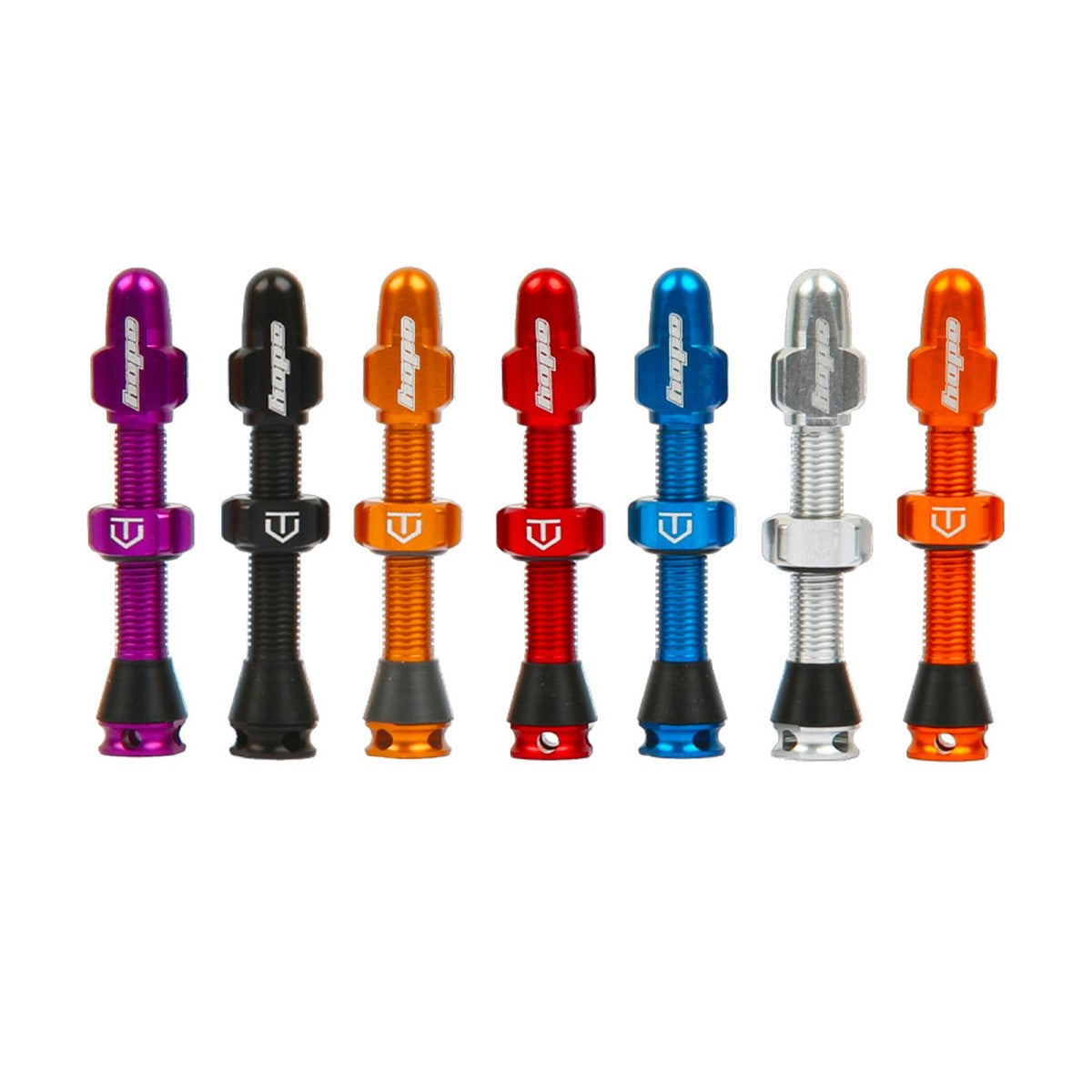 HOPE Tubeless-ventil 60 mm blå