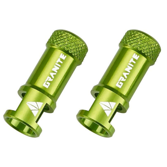GRANITE DESIGN JUICY NIPPLE Avtagare för ventillock (x2) Grön
