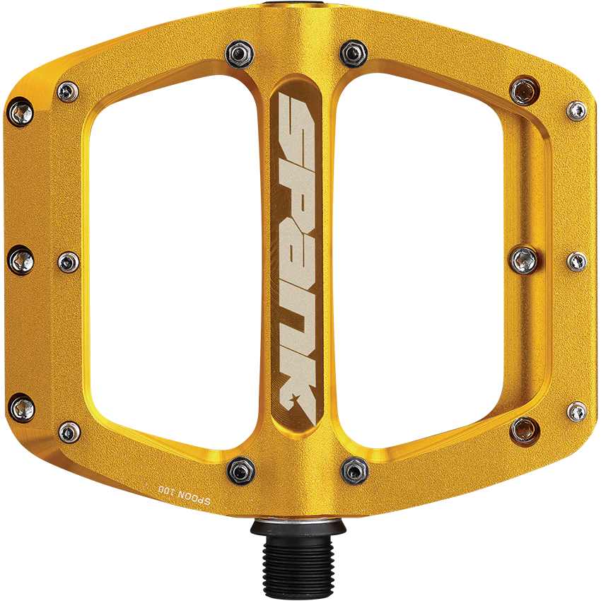 SPANK SPOON REBOOT S Gold flat pedals