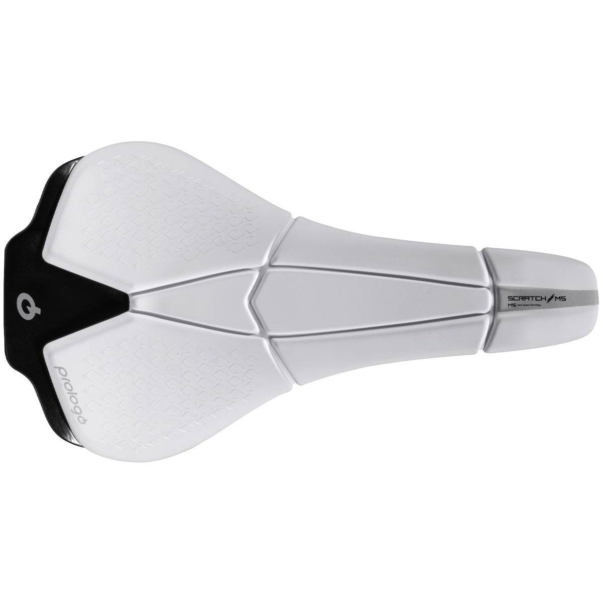 Saddle PROLOGO SCRATCH M5 Carbon track width 140mm White
