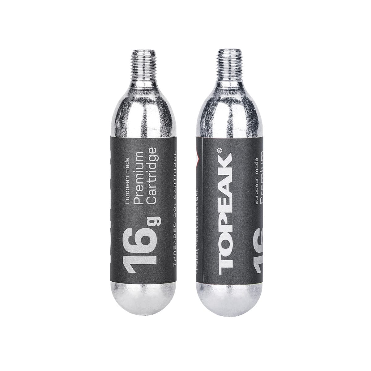 TOPEAK CO2-patroner gängade 16g (2 st)