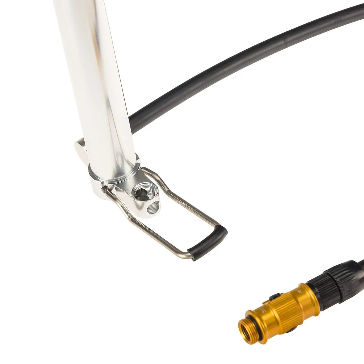 LEZYNE MICRO FLOOR DRIVE HP Silver Kompakt fotpump