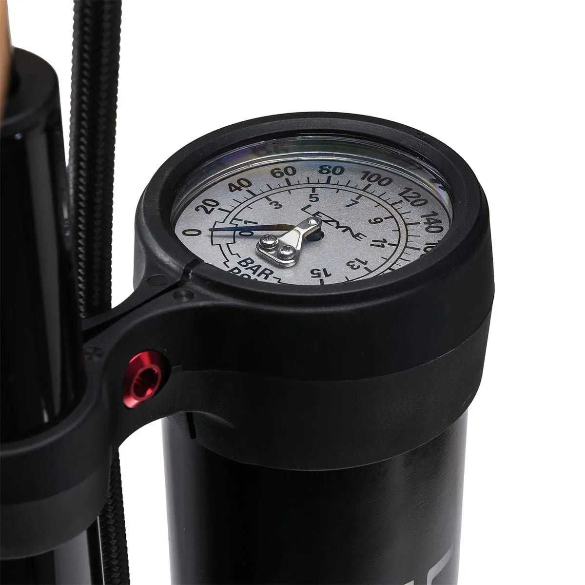 LEZYNE PRESSURE OVER DRIVE Fotpump Svart