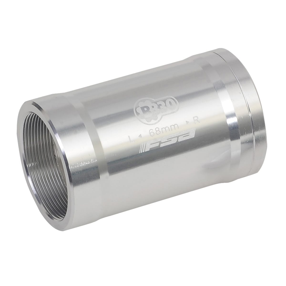 Adapter för bottenfäste FSA BB30 > BSA 68 mm Grå