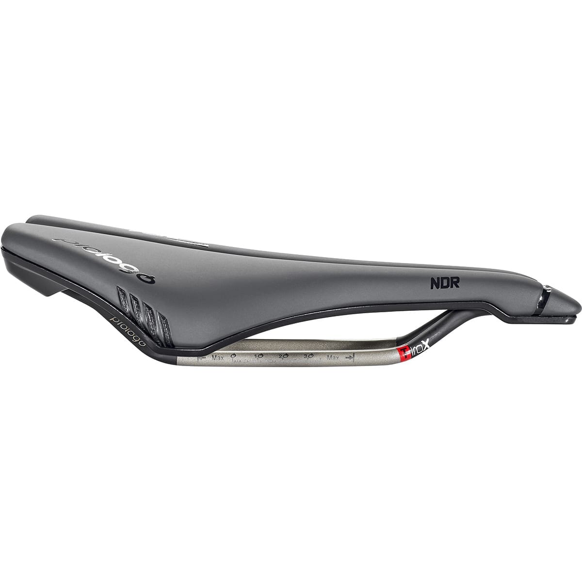 Sadel PROLOGO DIMENSION NDR 143 mm Skänklar TiroX Svart