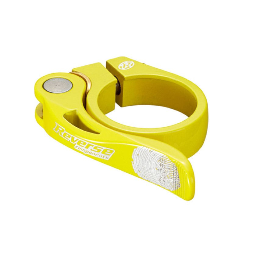 REVERSE COMPONENTS LONG LIFE Sadelklämma med snabbkoppling Fluo Yellow