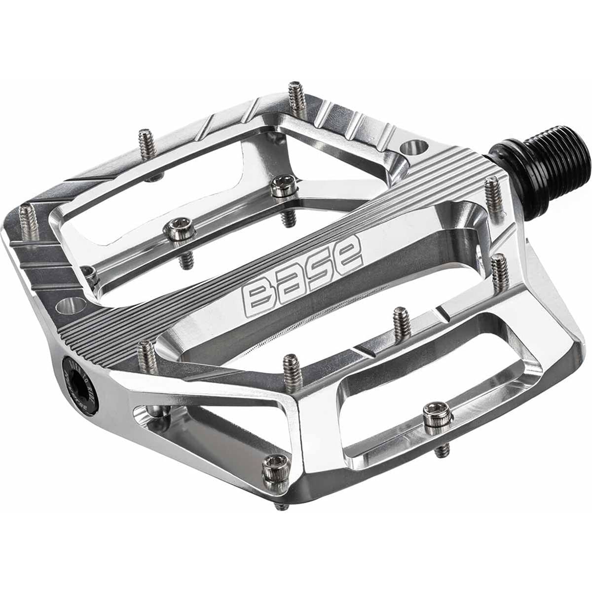 REVERSE BASE Flatpedaler i silver