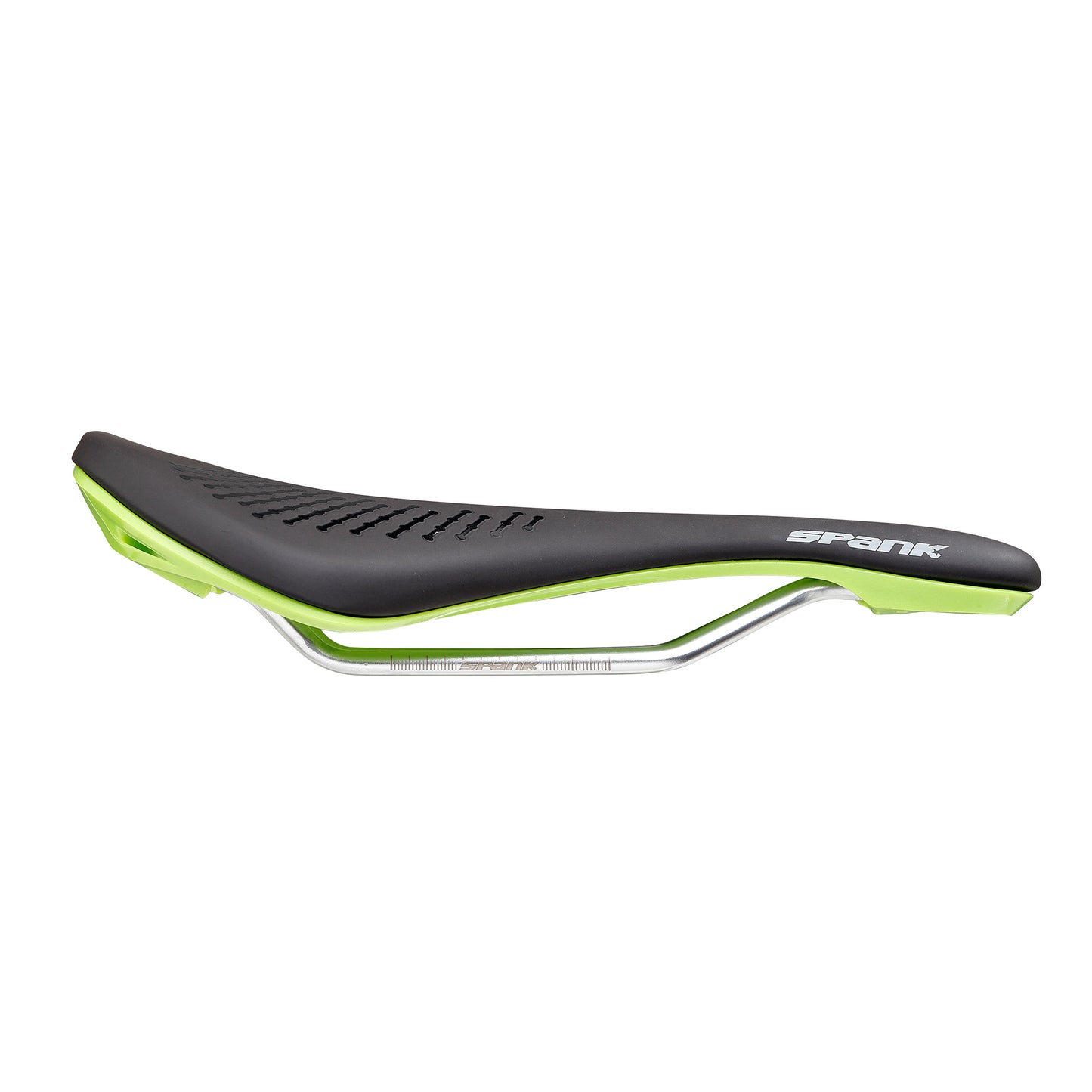 SPANK OOZY 220 144 mm sadel CrN/Ti skenor Grön