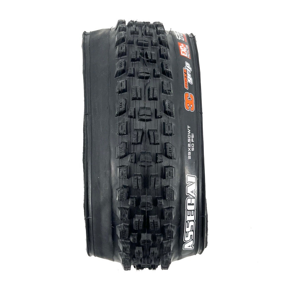 MAXXIS ASSEGAI 29x2.50 WT Exo+ 3C tire MaxxGrip Tubeless Ready Soft Black