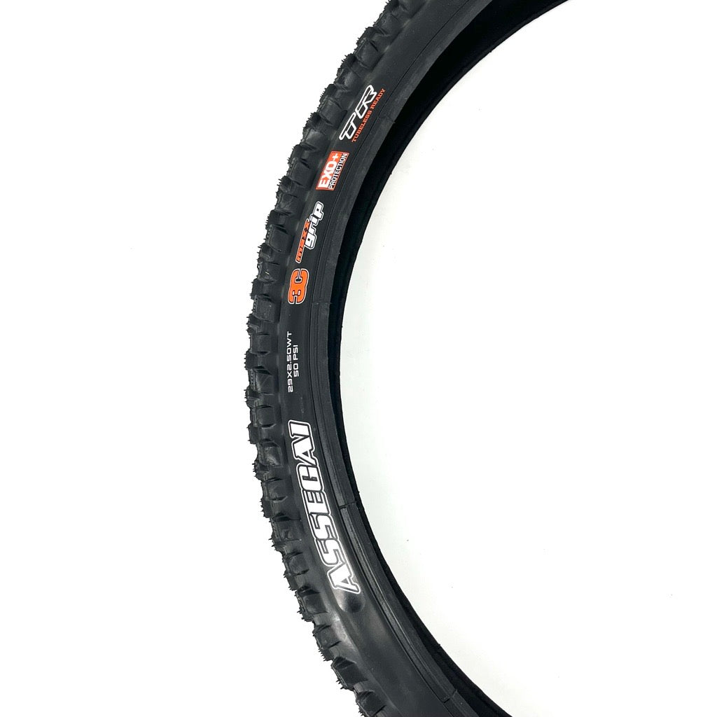 MAXXIS ASSEGAI 29x2.50 WT Exo+ 3C tire MaxxGrip Tubeless Ready Soft Black