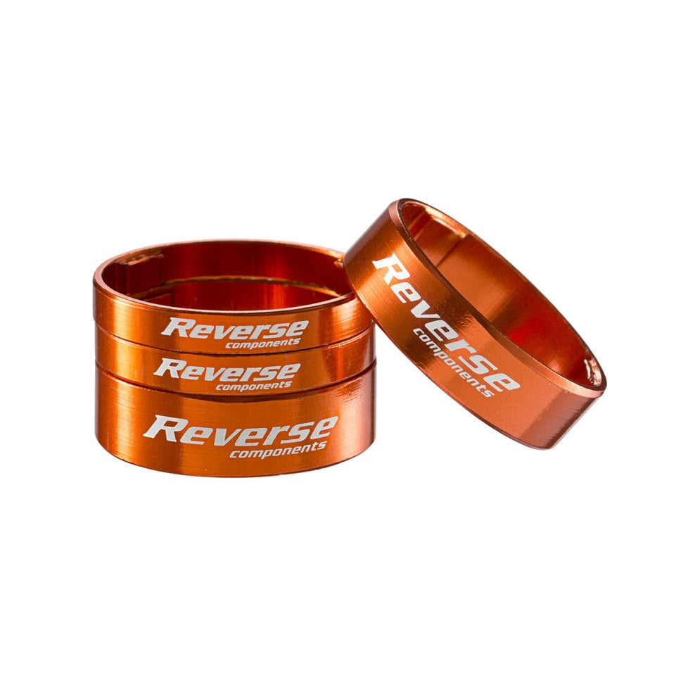 REVERSE COMPONENTS styrstangssats i ultralätt aluminium, 1"1/8, orange