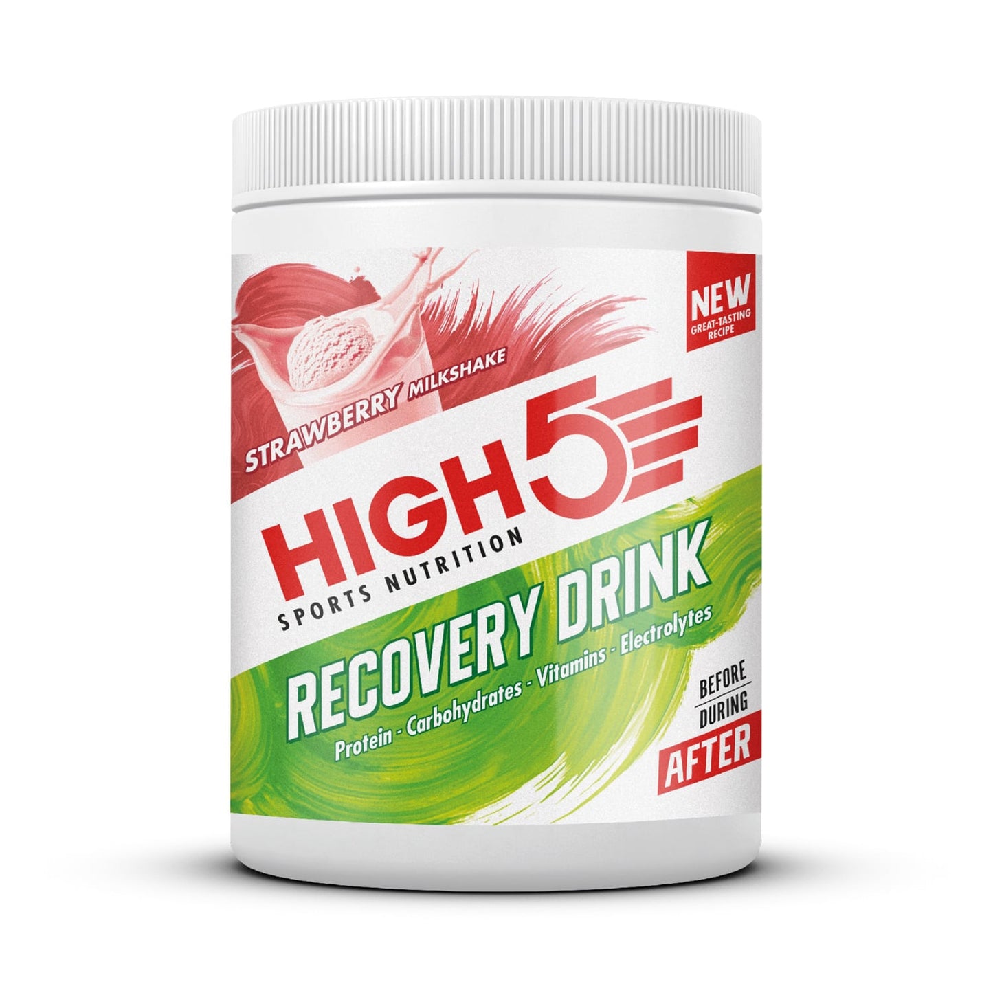 High5 RECOVERY DRINK (450g) Jordgubbsmilkshake
