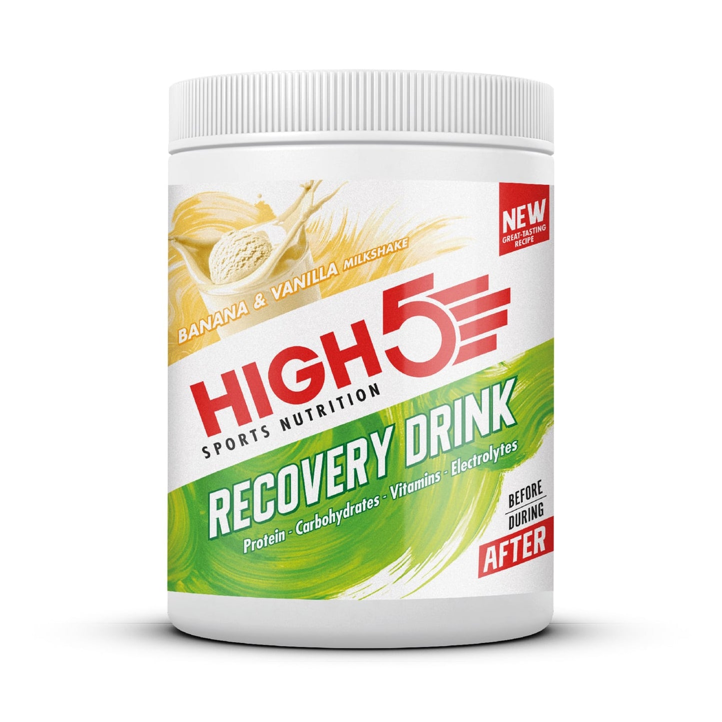 High5 RECOVERY DRINK (450g) Banan Vanilj Milkshake