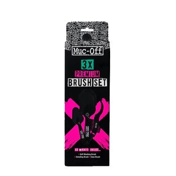 MUC-OFF rengöringsborstkit (3 delar)