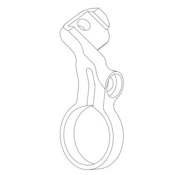 Sram AXS POD-fäste för HOPE Tech 3/XCR vänster växel Svart
