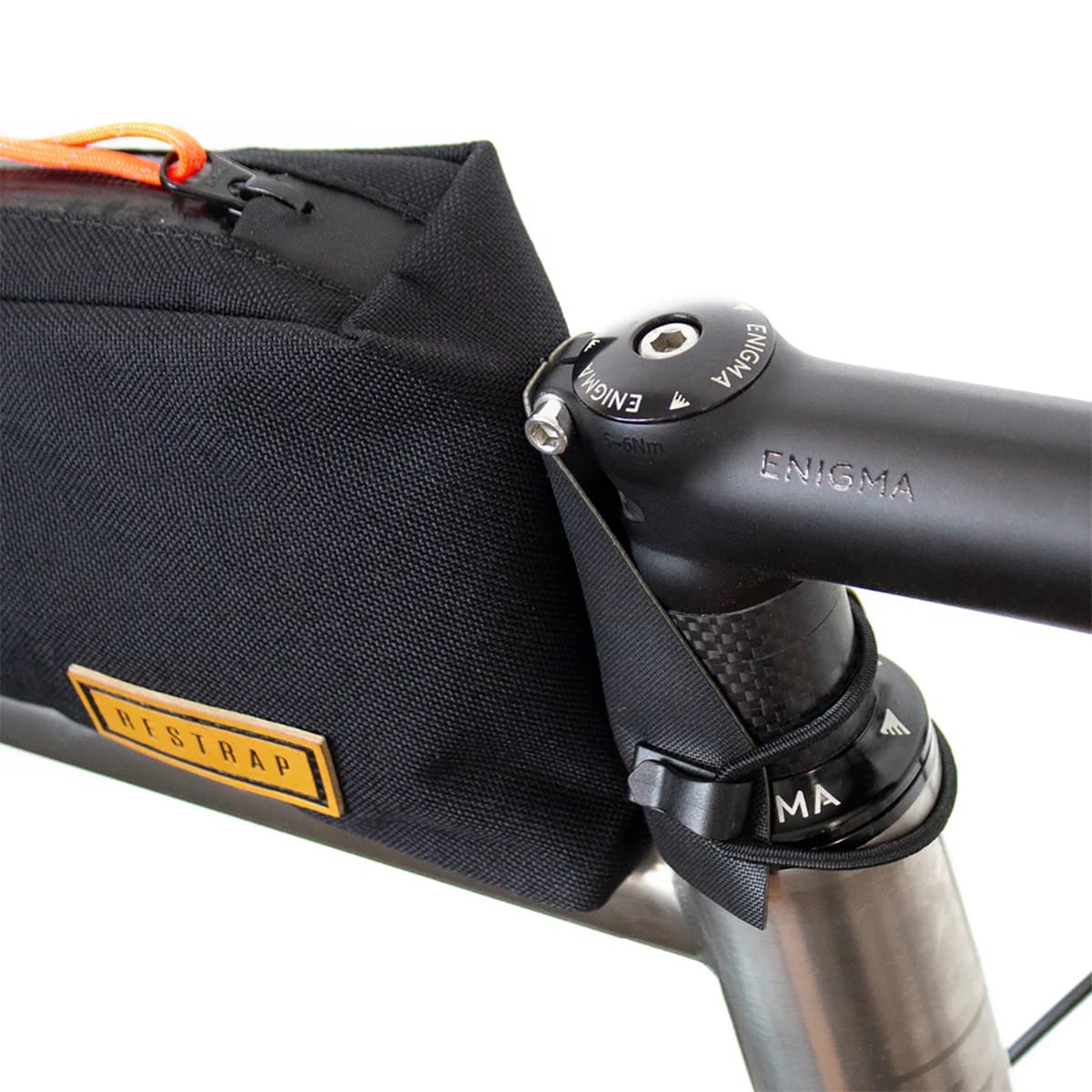 Skruvbar ramväska RESTRAP TOP TUBE BOLT 0,8L Svart