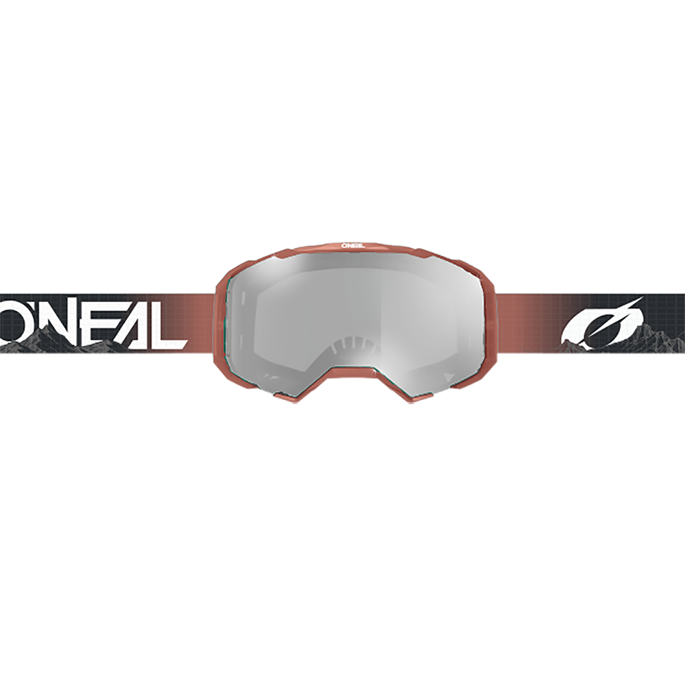 O'NEAL B-22 COVERT Mask Svart/Röd Clear Shield