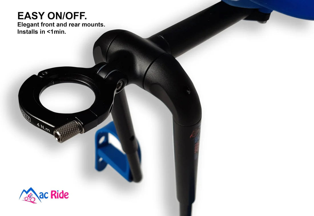 MAC RIDE Babyskydd Sittdel för Pivot 1"1/8 Komplett Blå