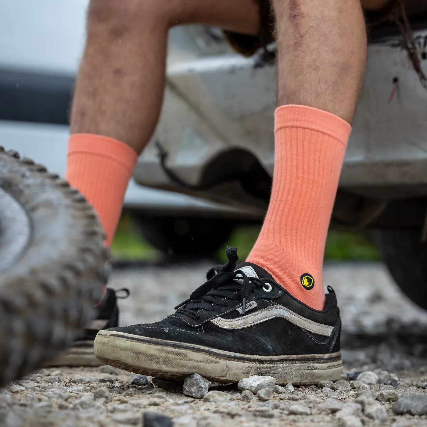 BURGTEC EVERYDAY CREW Strumpor Orange