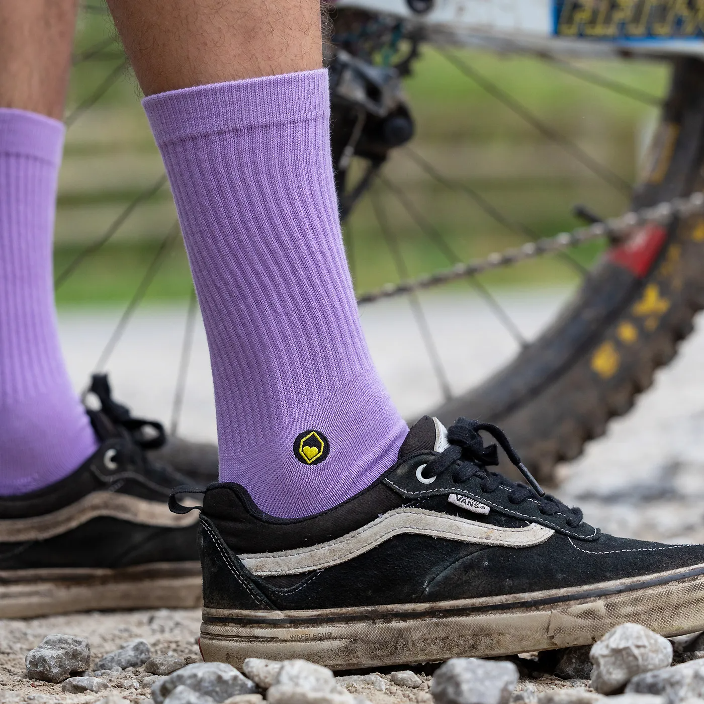 BURGTEC EVERYDAY CREW Strumpor Lila