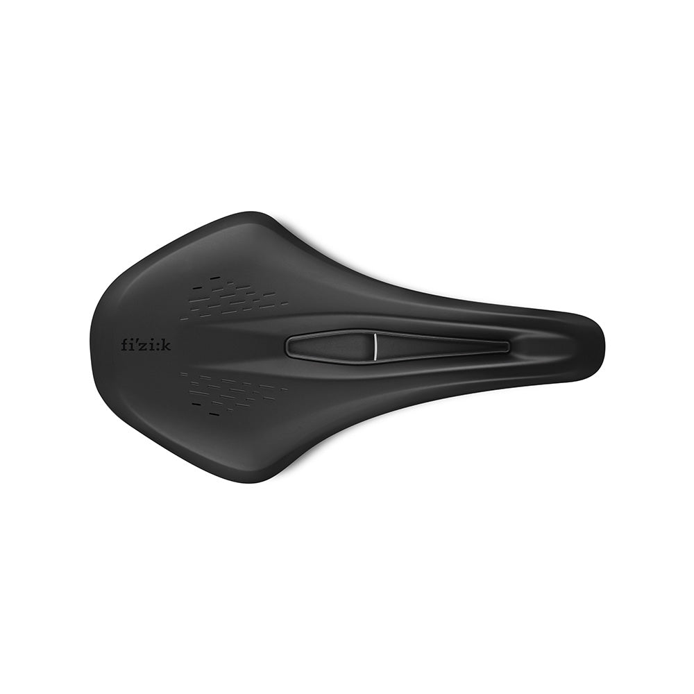 FIZIK TERRA ARGO X1 140 mm kolfibersadel med svarta skenor