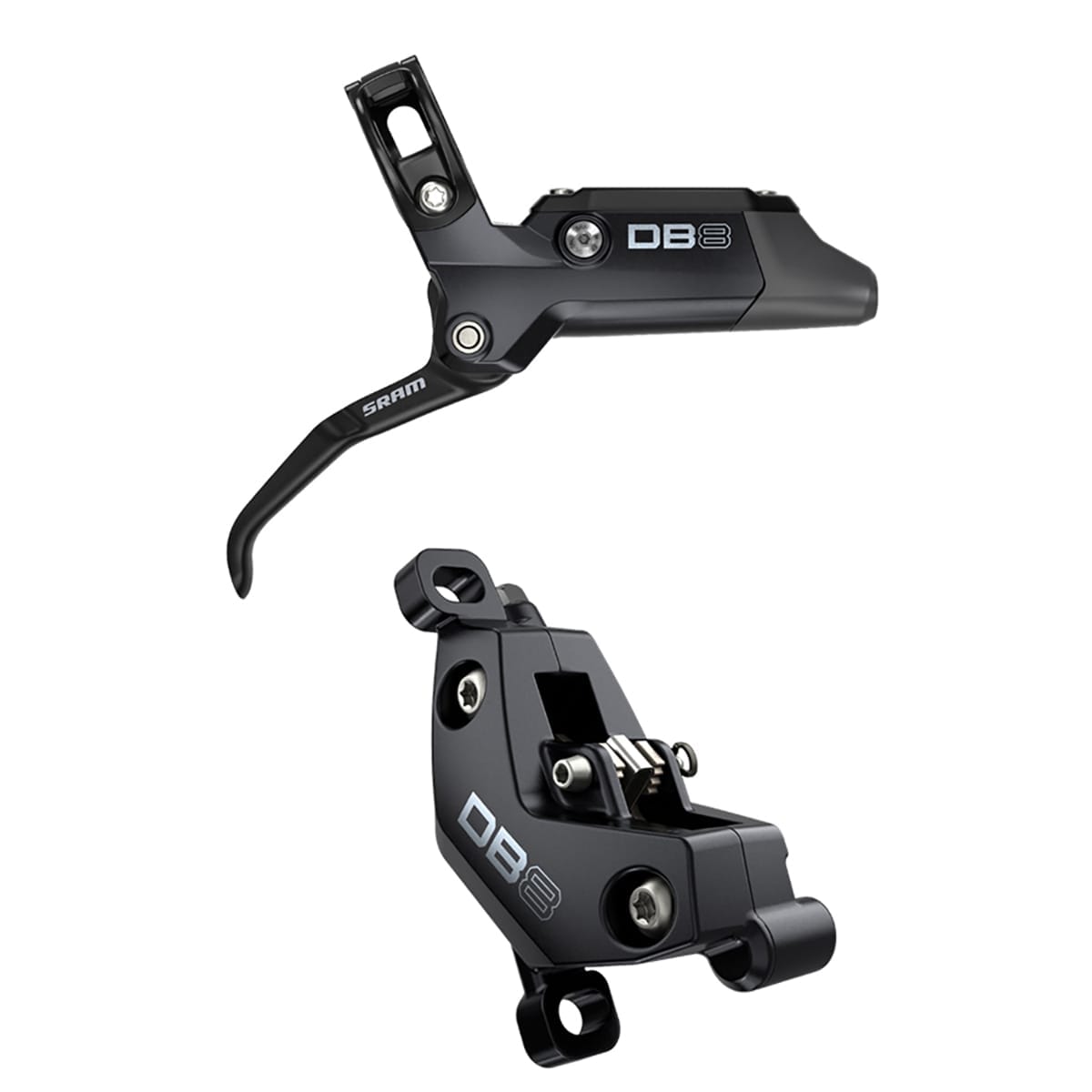 Par SRAM DB8-bromsar Svart