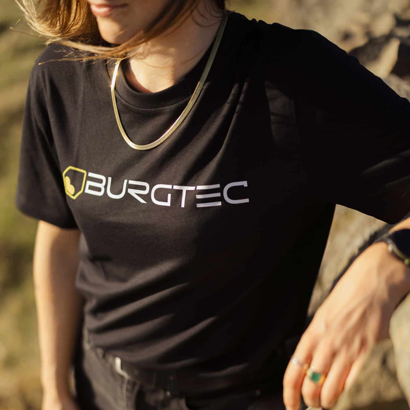 BURGTEC Logo T-Shirt Svart