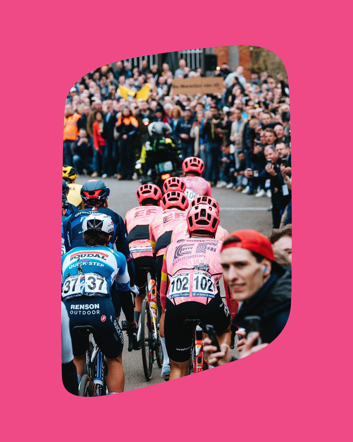 POC VENTRAL AIR MIPS EF Race team LIMITED Road Hjälm Rosa 2024