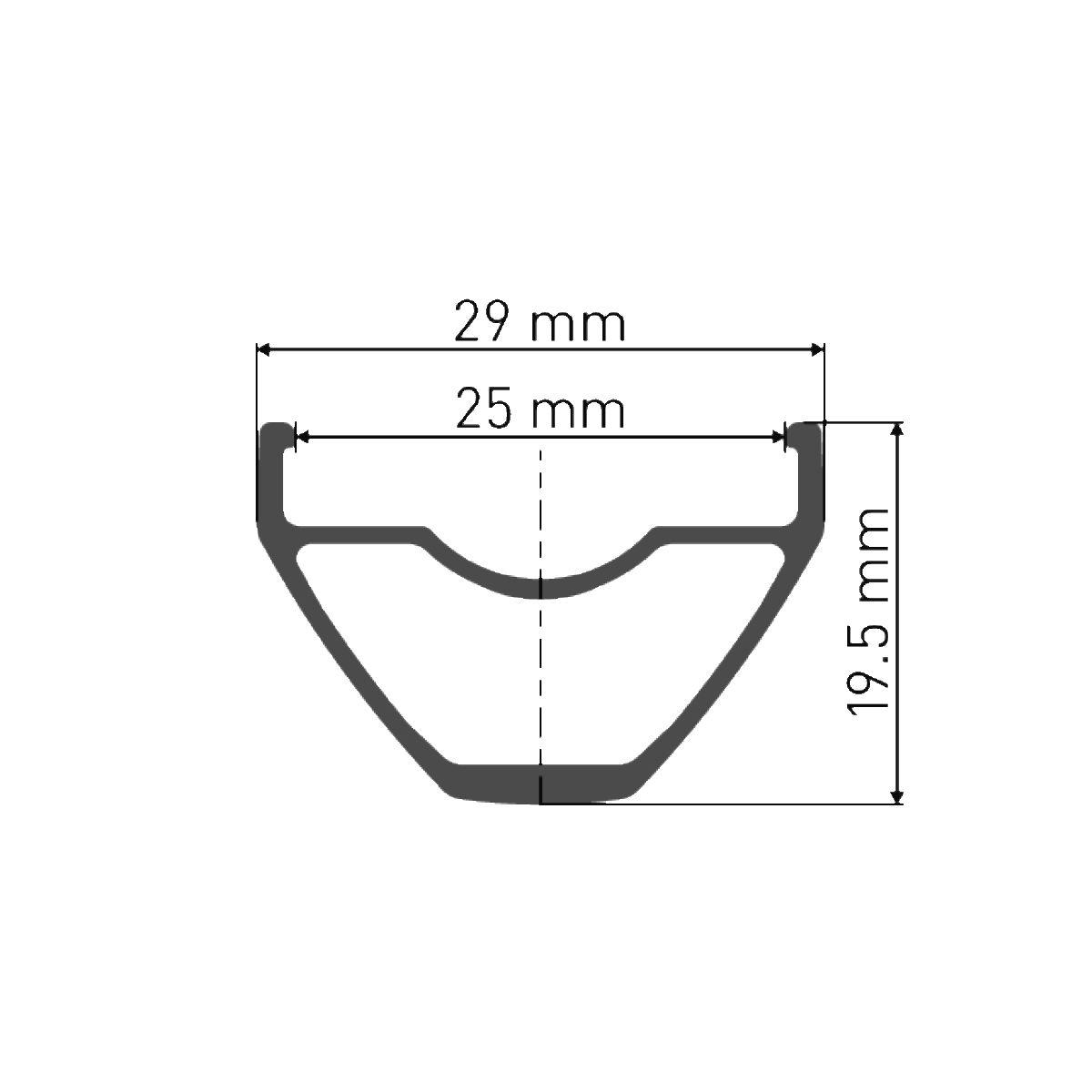 DT SWISS X 1900 SPLINE Bakhjul 25 mm 29" 12x142 mm