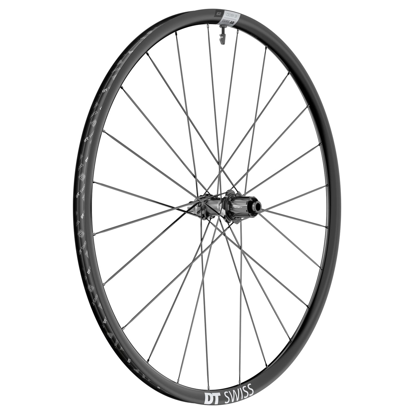 DT SWISS E 1800 SPLINE 23 DISC Tubeless Ready bakhjul (centerlås) 2024