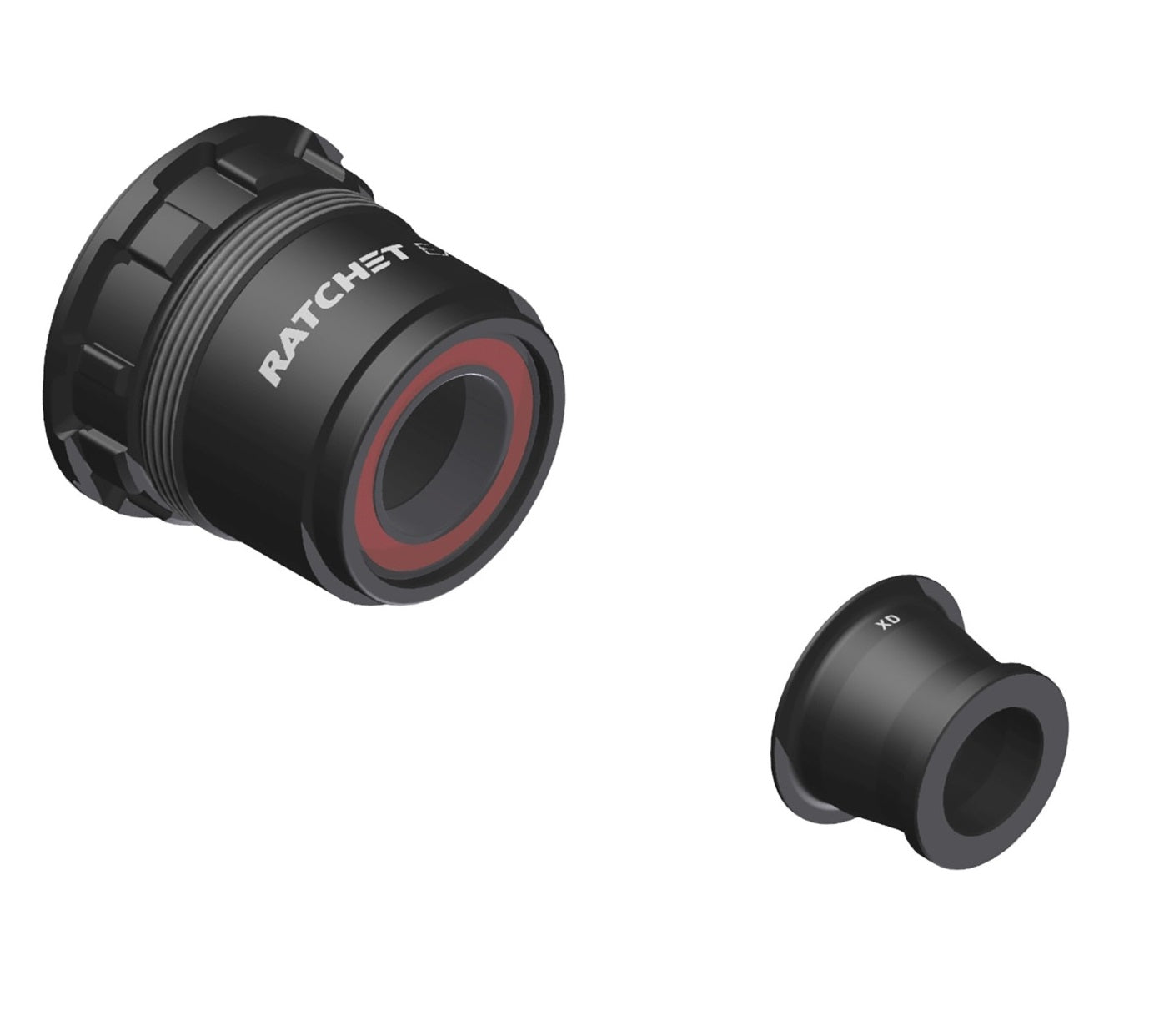 Frihjulskropp DT SWISS Ratchet EXP Typ Sram XD Axel 12x142/148 mm Aluminium Standard