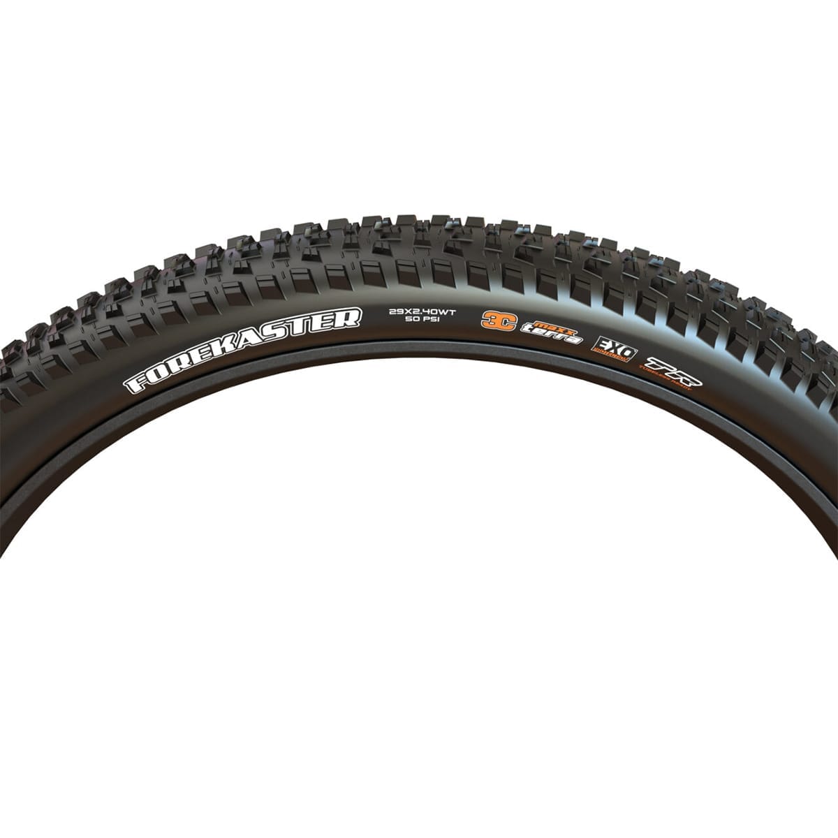 MAXXIS FOREKASTER 29x2.60 Exo+ 3C MaxxTerra Tubeless Ready Soft Black-däck