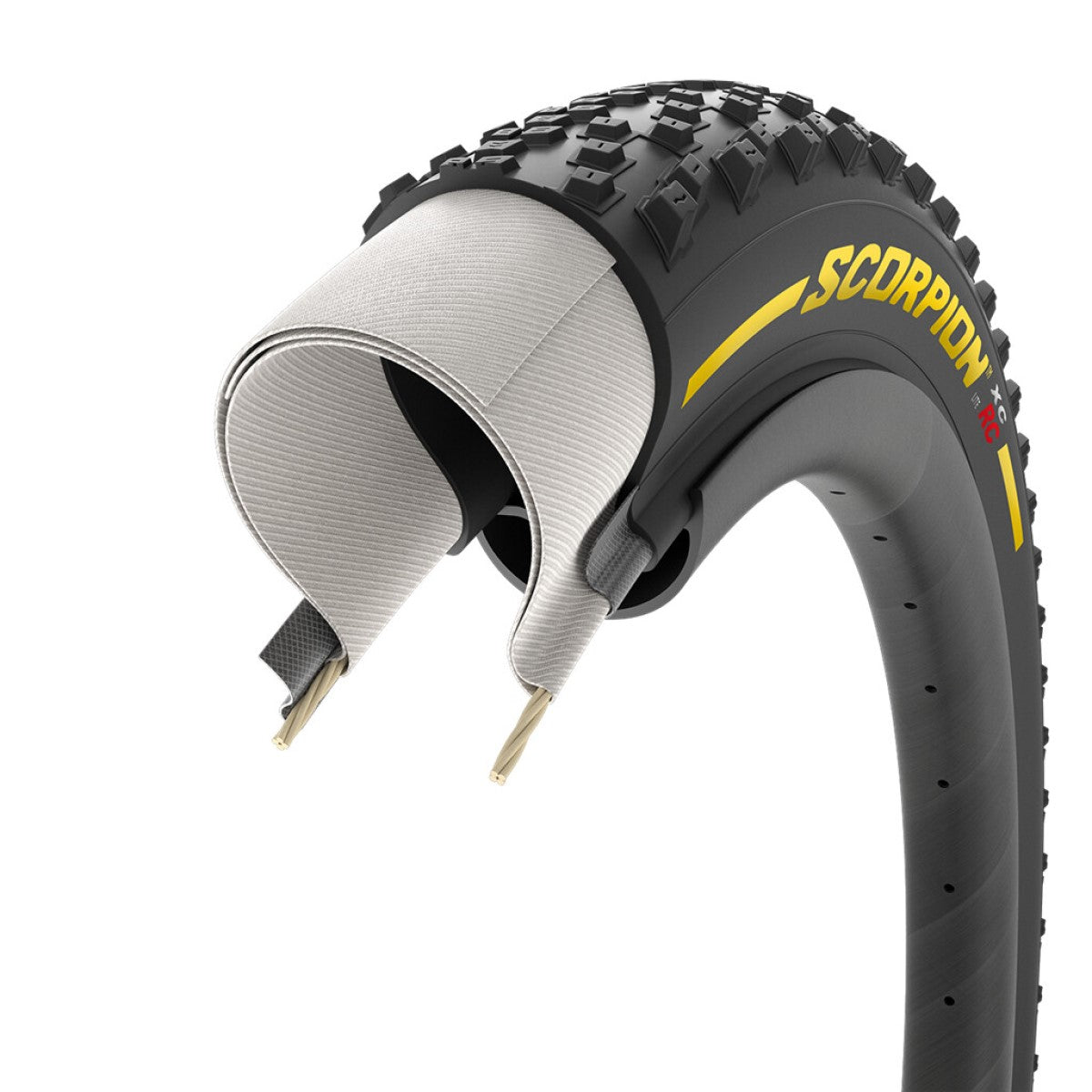 PIRELLI SCORPION XC RC COLOUR EDITION 29x2.40 Lite Tubeless Ready Soft Black-däck