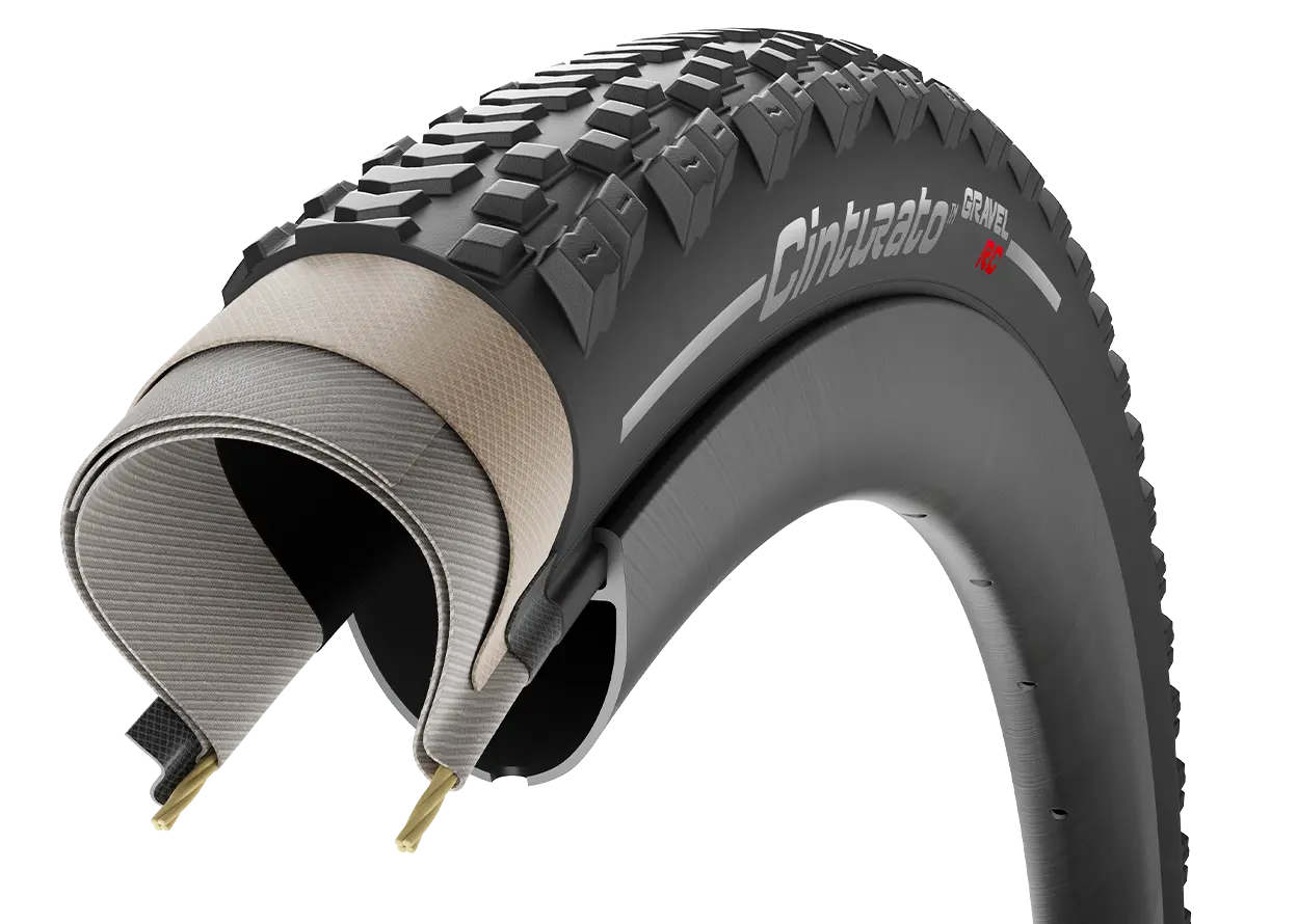 PIRELLI CINTURATO GRAVEL RC 700x45c Tubeless Ready Svart däck