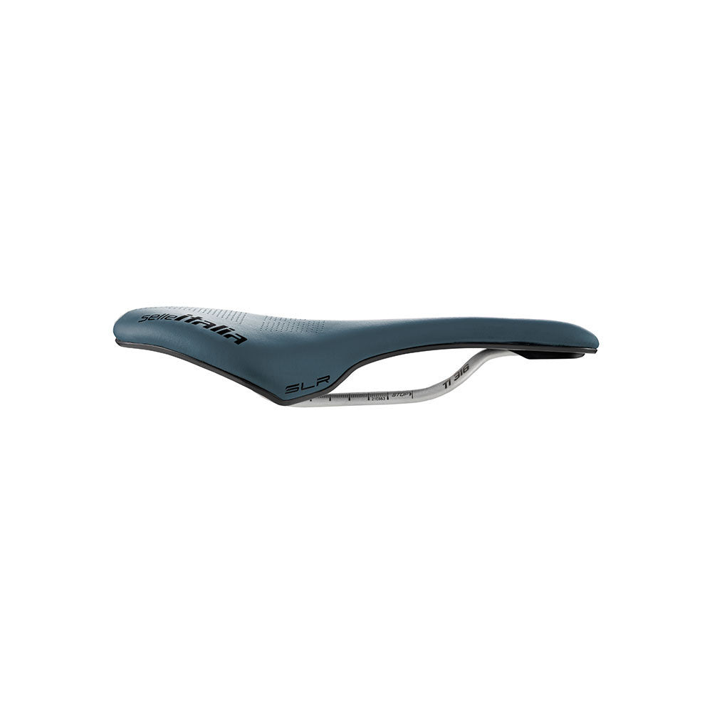 Sadel SELLE ITALIA SLR BOOST GRAVEL SUPERFLOW S Rails TI316 Blå
