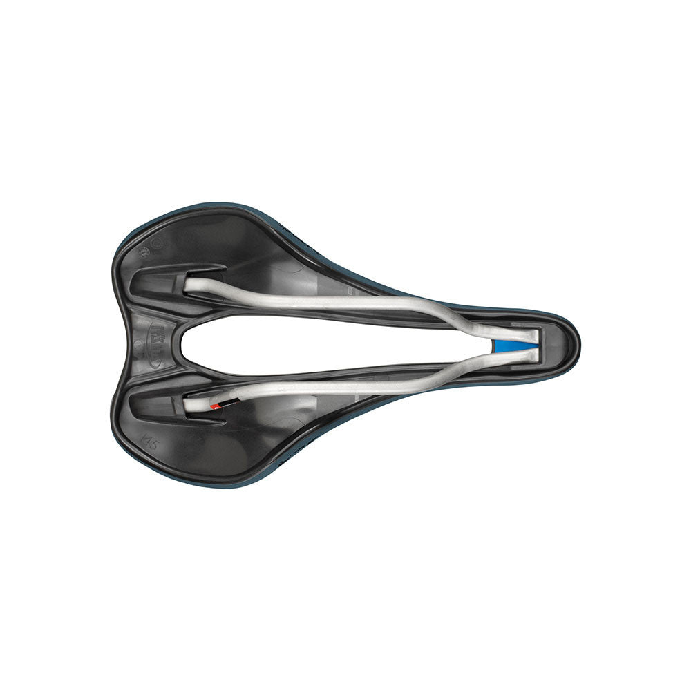 Sadel SELLE ITALIA SLR BOOST GRAVEL SUPERFLOW S Rails TI316 Blå