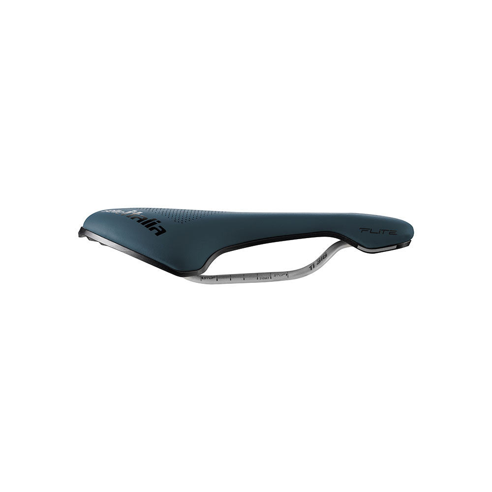 Sadel SELLE ITALIA FLITE BOOST GRAVEL SUPERFLOW S Rails TI316 Blå
