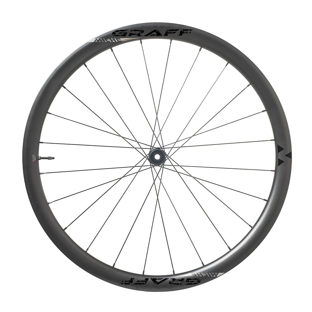 Pair of MICHE CARBO GRAFF EVO DISC Tubeless Ready Wheels (Center Lock)