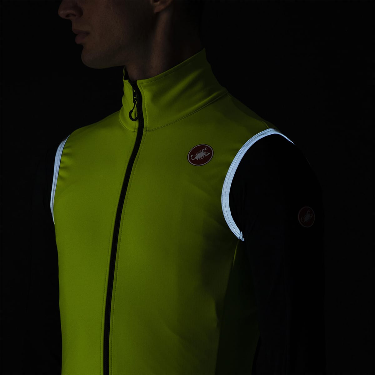 CASTELLI PERFETTO ROS 2 Ärmlös jacka Gul