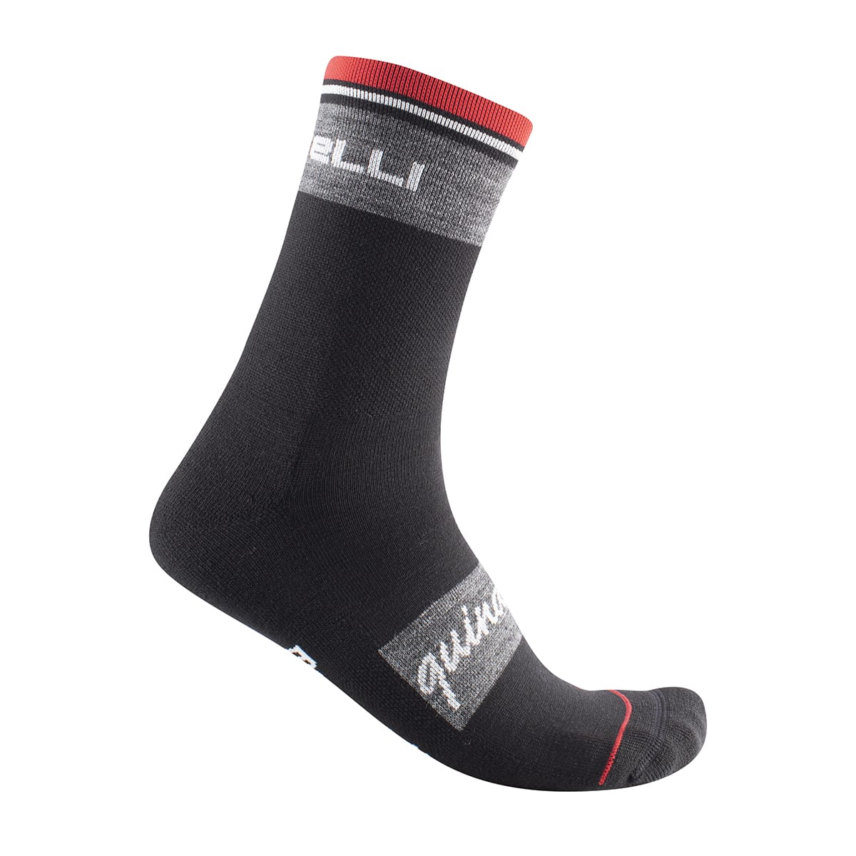 CASTELLI QUINDICI SOFT MERINO Strumpor Svart